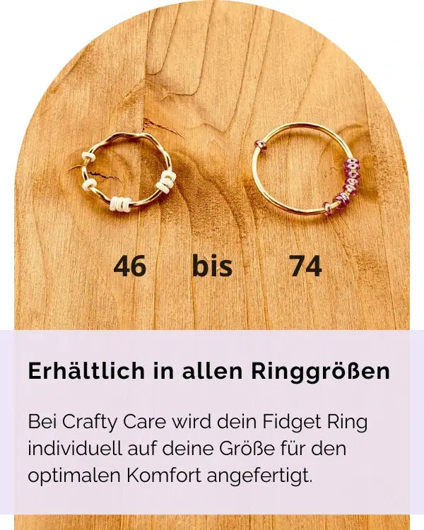 Größeninklusive Fidget Ringe