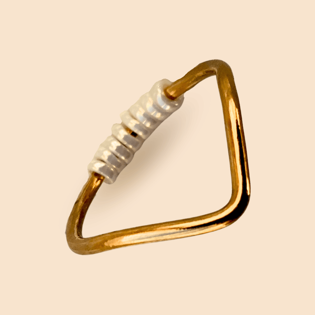 Phoenix Fidget Ring in Gold – hochwertiger, unauffälliger Anti Stress Ring zur Stressbewältigung und Emotionsregulation