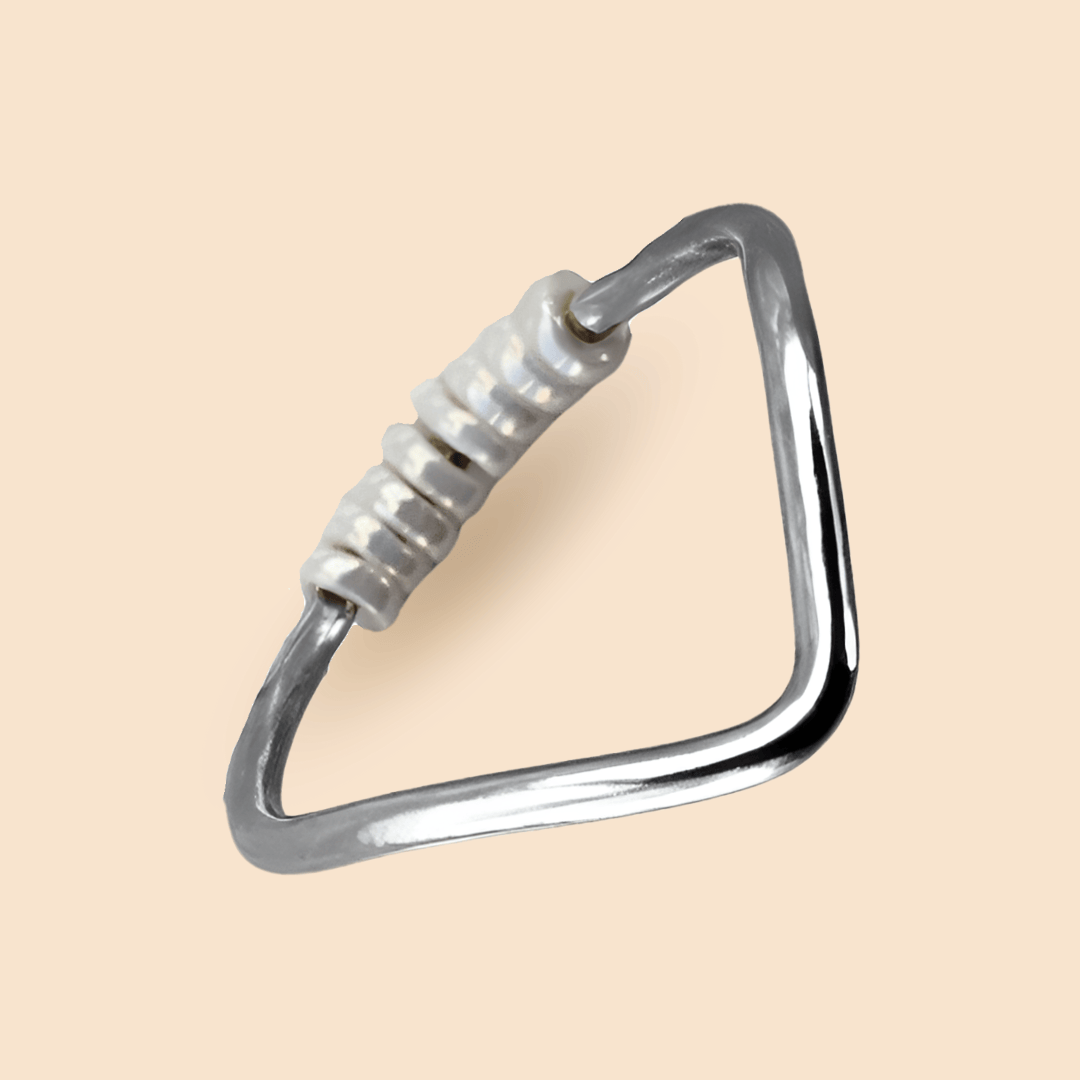 Phoenix Fidget Ring in Silber – hochwertiger, unauffälliger Anti Stress Ring zur Stressbewältigung und Emotionsregulation