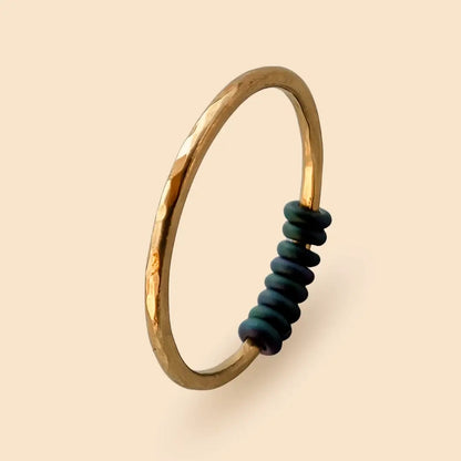 Anden Fidget Ring in Gold – hochwertiger, unauffälliger Anti Stress Ring zur Stressbewältigung und Emotionsregulation