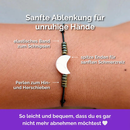 Fidget Armband in Grün mit beweglichen Perlen, ideal als Skill bei innerer Unruhe zur sanften Stressbewältigung und Emotionsregulierung