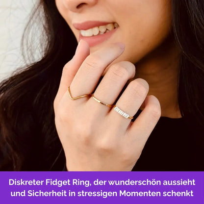 Phoenix Fidget Ring in Gold
