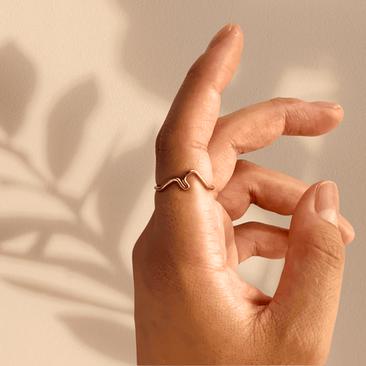 Berge Fidget Ring in Gold