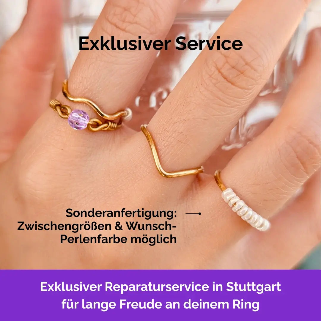 Violet Fidget Ring - Exklusiver Service Reparatur Sonderanfertigung made in Germany
