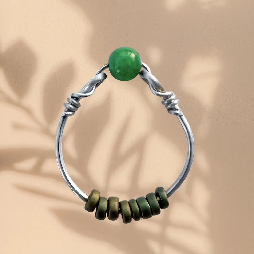 Wald Fidget Ring in der Farbe Silber