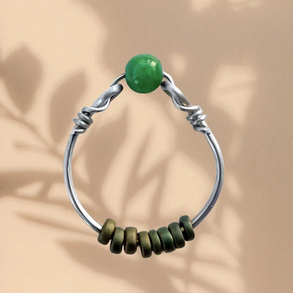 Wald Fidget Ring in der Farbe Silber