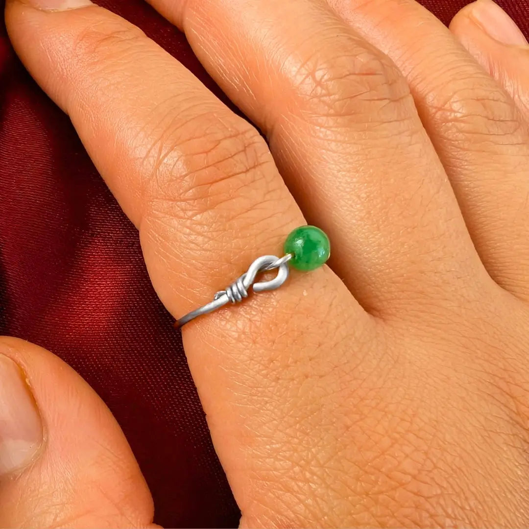 Wald Fidget Ring in der Farbe Silber